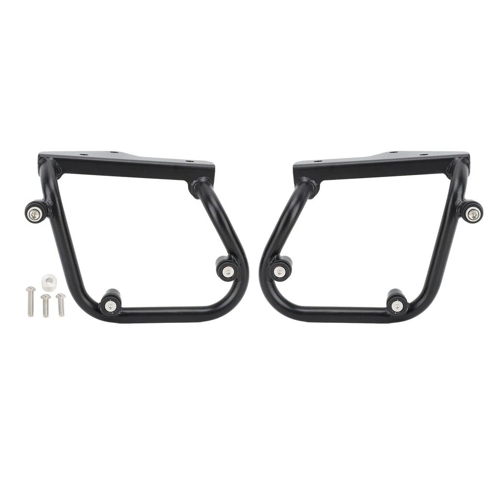 Saddlebag Support Rack 16 มม.เชื่อมท่อเหล็กรถจักรยานยนต์ด้านข้างกระเป๋า Mounts Bracket สําหรับ Yamah