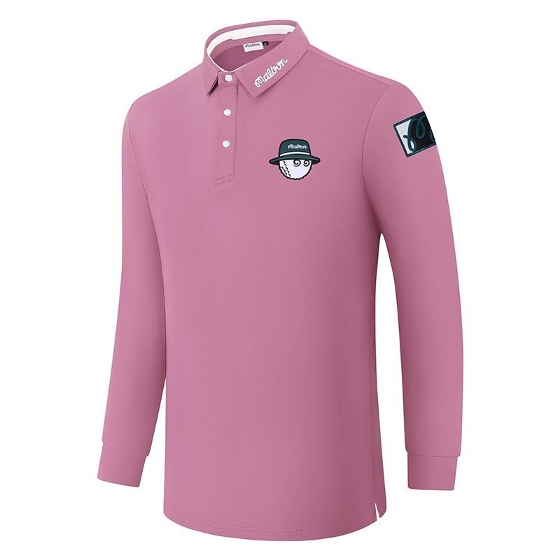 (Special Price) Men's Long Sleeve Golf Polo Shirt, Polyester, LST-9868