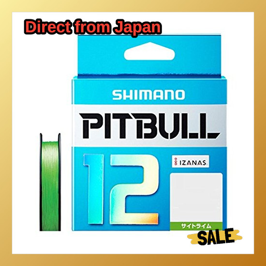 Direct From Japan Shimano (SHIMANO) PE Line Pitbull 12 braided 200m 1.0 Sight Lime 23.4lb PL-M62R