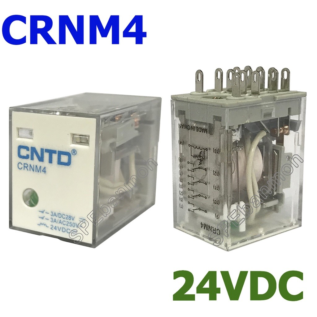MY4N CRNM4-24DC รีเล์ย์ MY4N (MY4N Relay) 24VDC 5A 250VAC 5A 28VDC