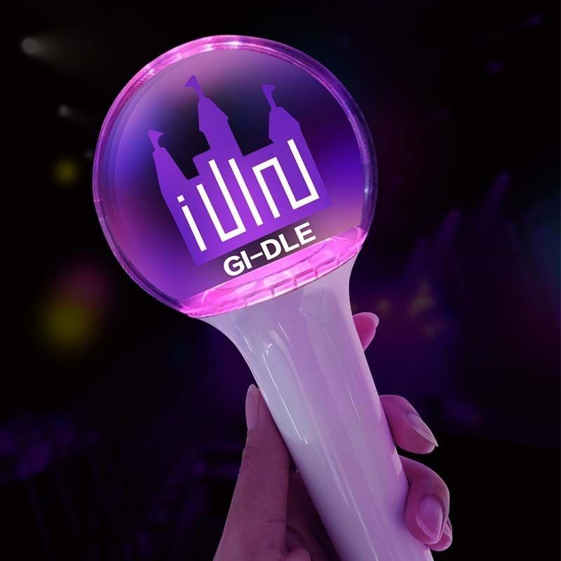 ((G) I-DLE Girl Baby Cheer Stick Concert Fluorescent Stick Light Card Fan Cheer Headband ตกแต่งบรรยา