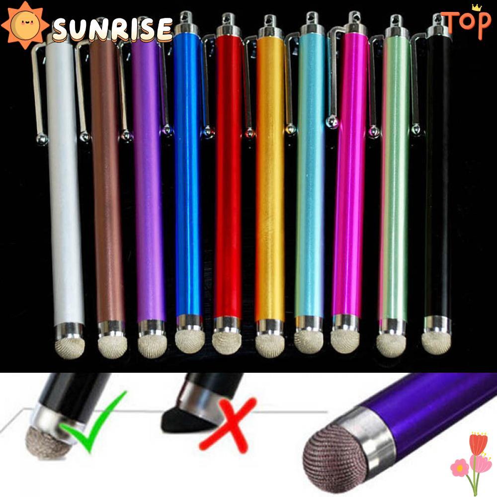 SUNRISE ปากกา Capacitive Tip Mesh Metal สําหรับแท็บเล็ตพีซีสมาร์ทโฟน