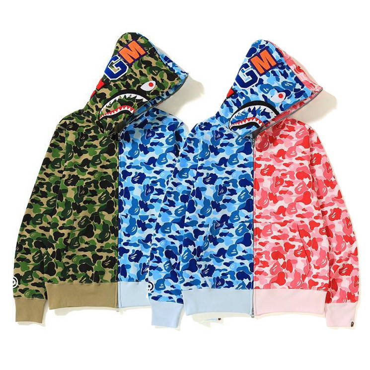 เสื้อกันหนาวมีฮู้ด เสื้อแจ็คเก็ตผ้าเย็บปะติดปะต่อกันลายพรางแนวสตรีทแบบลําลอง