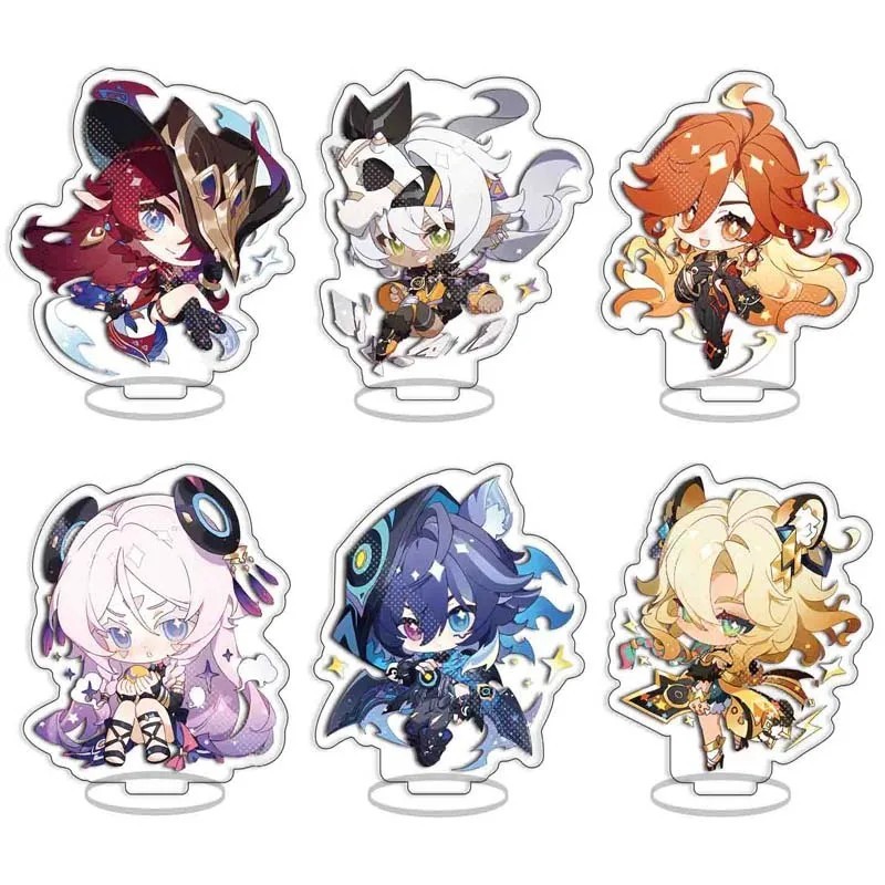 Standee Genshin Impact Natlan Mavika Xilonen Citlali Chasca Iansan micha รุ่นตกแต่งโต๊ะเรียนของขวัญอ