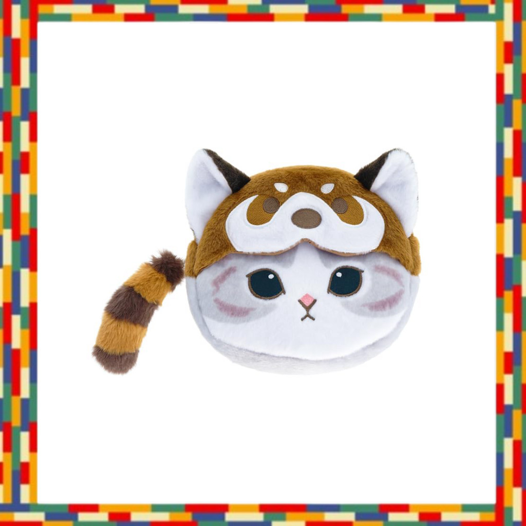 Sun-Star Stationery Mofusand Pencil Case With Charm Red Panda S1428519