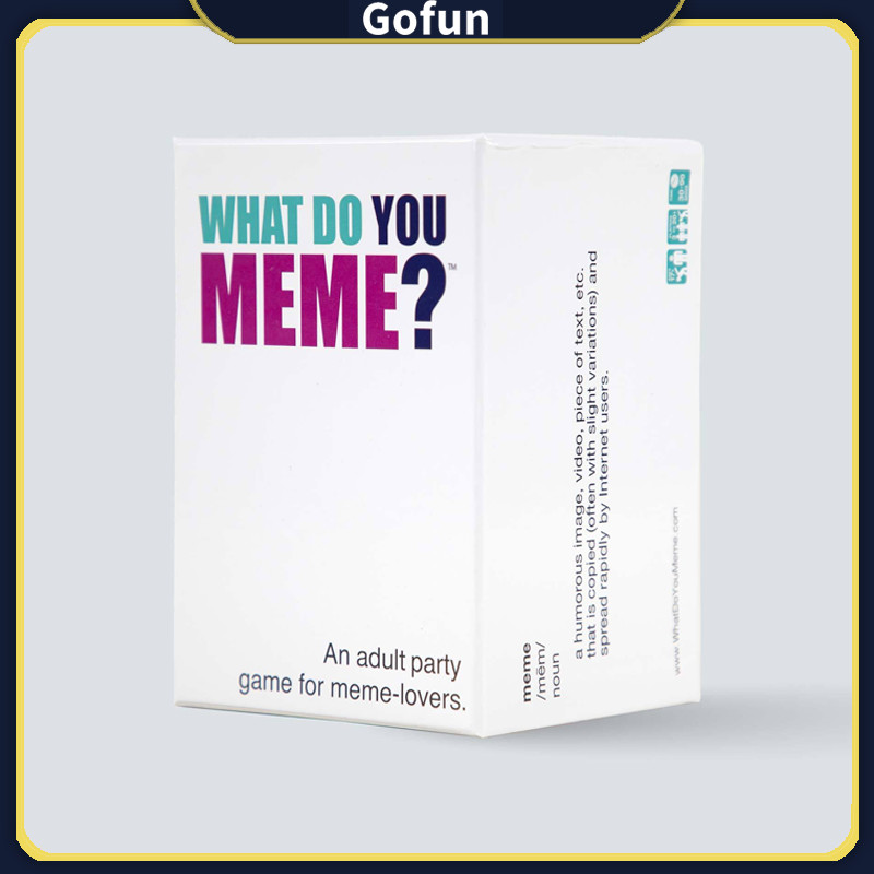 What do you meme Board Game (ภาษาอังกฤษ) - บอร์ดเกม