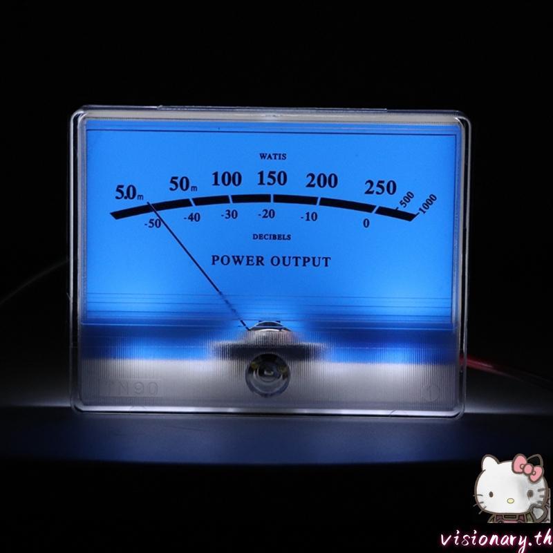 Vision VU Meter เสียงสเตอริโอเครื่องขยายเสียงบอร์ด DB เครื่องวัดระดับเสียง Backlight