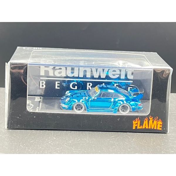 Flame 1/64 
Porsche RWB Chrome Blue 964