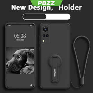 PBZZ FOR เคส ปลอก VIVO Y31 2021 เคสโทรศัพท์ softcase Liquid ซิลิโคน Protector กันกระแทกเรียบกันชนออกแบบใหม่360 ° พร้อมผู้ถือ ytxzzj01