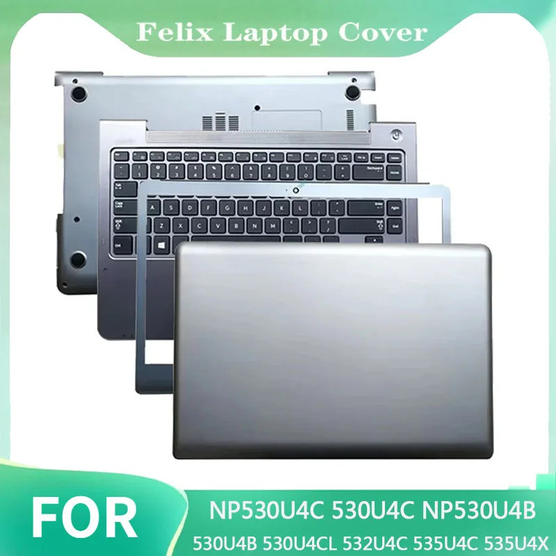 สําหรับ NP530U4C 530U4C NP530U4B 530U4B 530U4CL 532U4C 535U4C 535U4X แล็ปท็อปปกหลัง LCD/ด้านหน้า/Pal