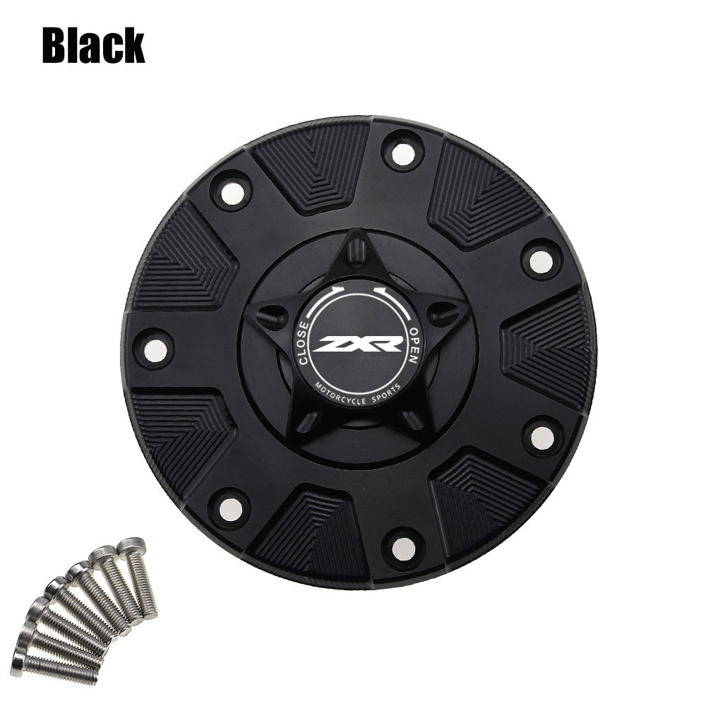เหมาะสําหรับคาวาซากิ ZXR400 ZXR750 1991-1999ฝาถังน้ํามันเชื้อเพลิงถังฝาครอบตกแต่งสากล