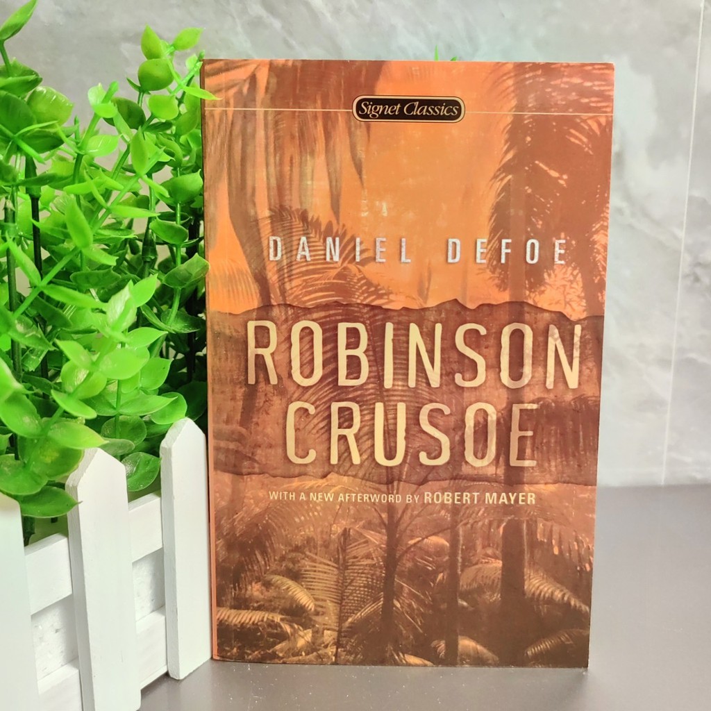 คลังสินค้าพร้อม จัดส่งรวดเร็ว Robinson Crusoe นวนิยายเวอร์ชันภาษาอังกฤษ Robinson Crusoe Daniel Difu2