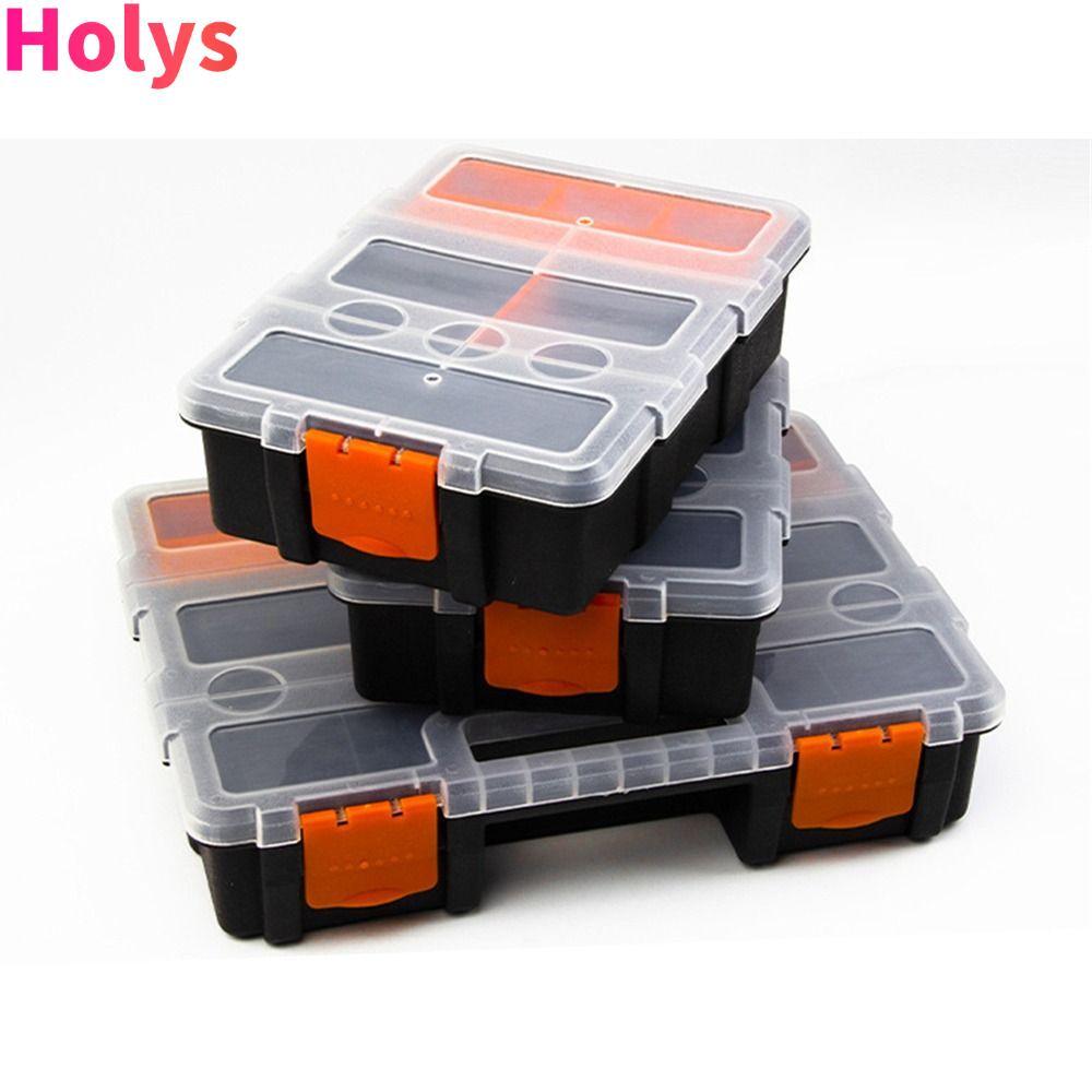 HOLYS Screw Storage Box ไขควง Multi-Grid Combination Repair Tool Box