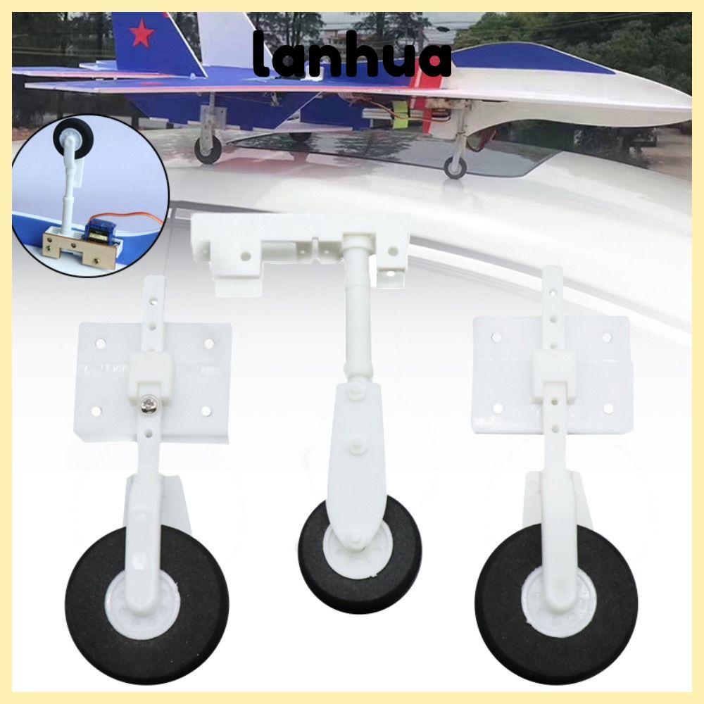 LANHUA RC เครื่องบิน Landing Gear, พวงมาลัย KT Board SU27 ชุดประกอบ, ของเล่น DIY อุปกรณ์เสริม Quadco