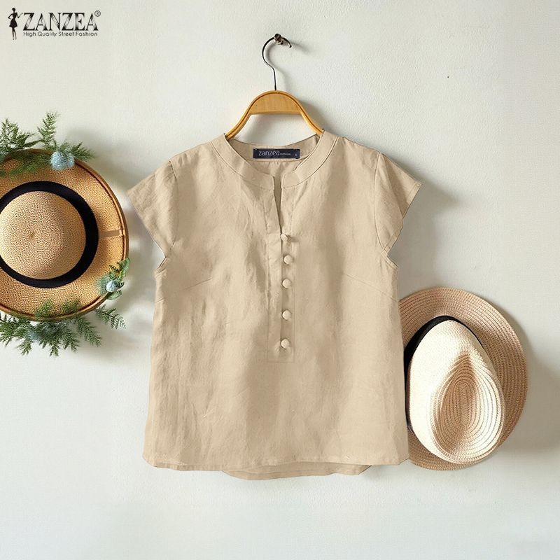 เสื้อผ้าสำหรับวันหยุดของผู้หญิง สไตล์เกาหลี แขน Raglan ดีไซน์เรียบหรูกับปุ่มเดียว — صورة 5