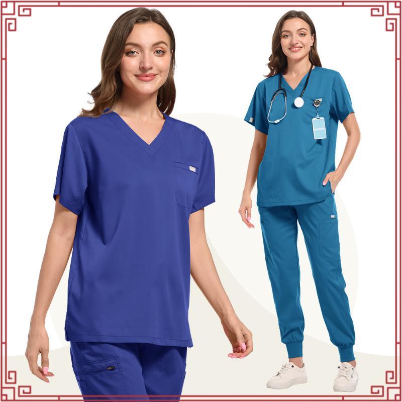 REKA SCRUBS - สี Purple Iris - MOTIF (ชุดสครับแพทย์ พยาบาล พร้อมปักชื่อ)