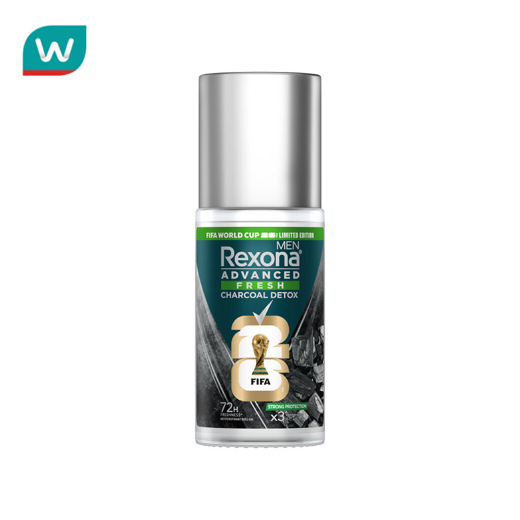 Rexona เรโซนา เมน สเปรย์ แอดวานซ์ เฟรช ชาร์โคล ดีท็อกซ์ แอนติเพอสไปแรนท์ 135 มล.