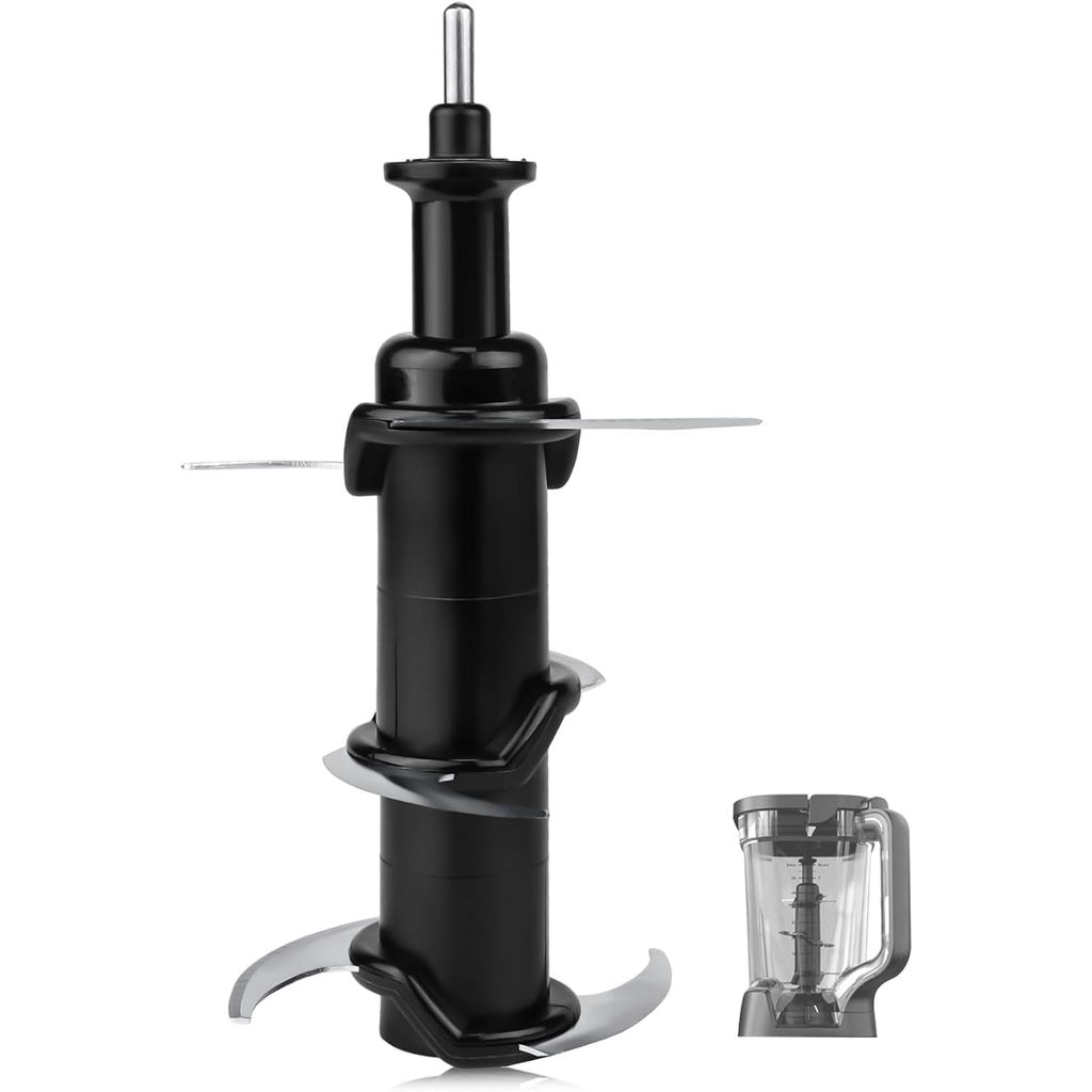 Crushing/Chopping Blade เปลี่ยนใช้งานร่วมกับ Ninja 72 oz Pitcher,เปลี่ยนซ้อน 6-Blade Assembly สําหรั