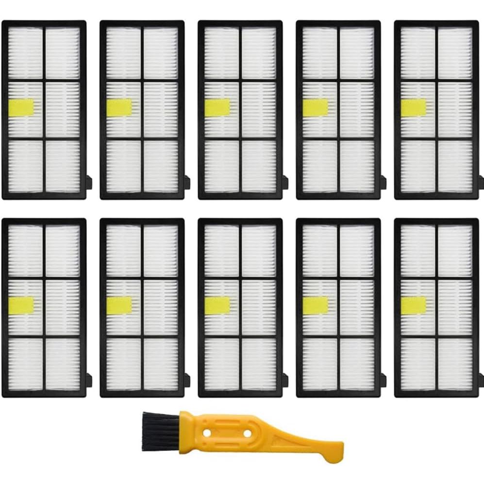 10 แพ็คแผ่นกรอง HEPA สําหรับ Roomba 800 900 series 860 870 871 880 960 980 หุ่นยนต์ดูดฝุ่น