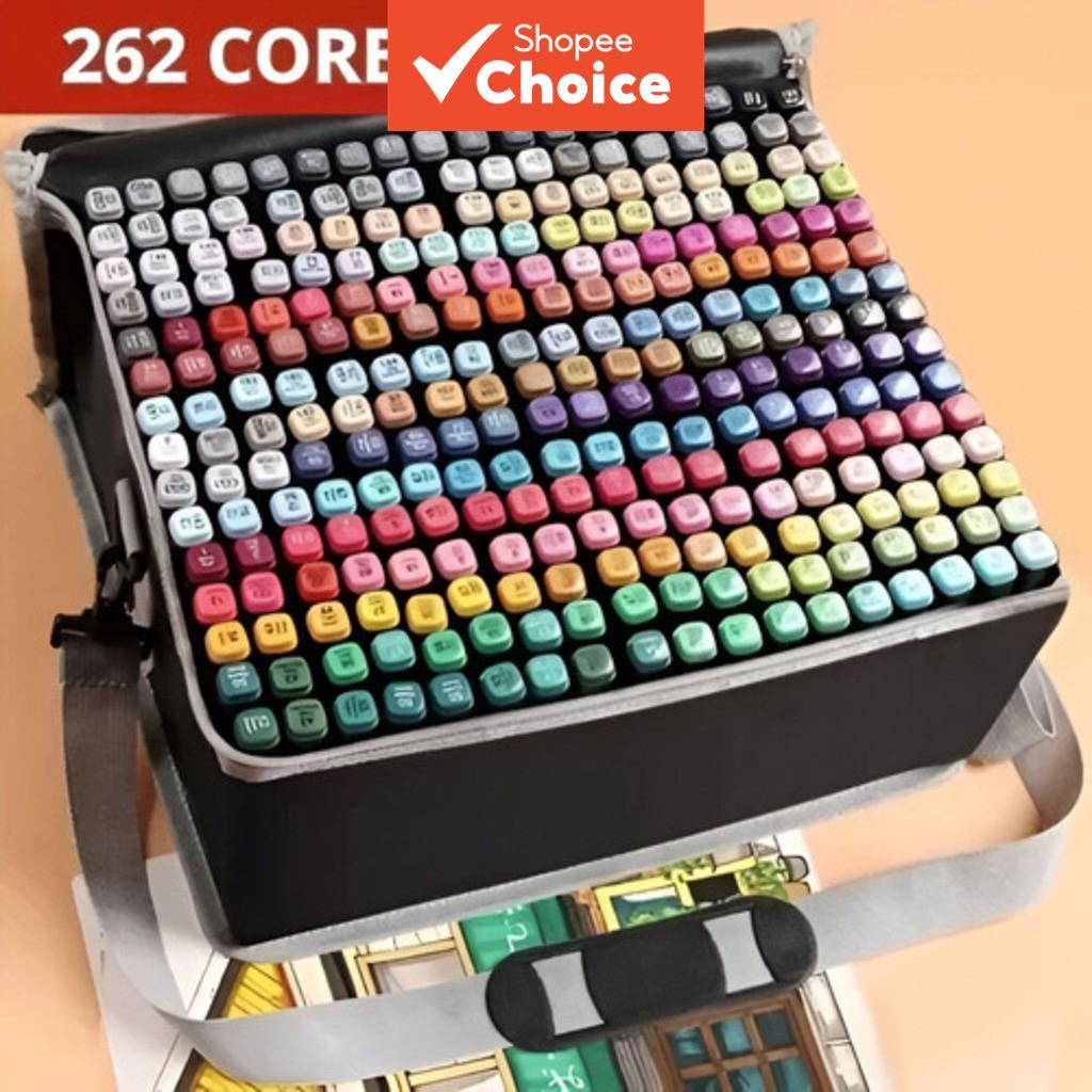 Miracle Works Touch Marker ชุดปากกาสีอุปกรณ์การเรียนเครื่องหมายสี 262 สีอเนกประสงค์เครื่องมือทําเครื