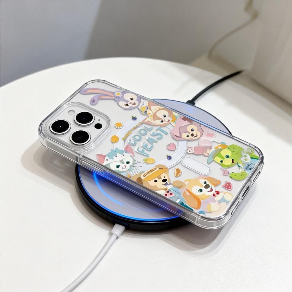Bov-ดีไซน์เพื่อนสนิท ชาร์จไร้สาย พร้อมสายคล้อง เคส iPhone 17PROMAX เคสไอโฟน 13PRO 16PRO 15 14PLUS 12 11-CHXYCK45 ราคา ถูกที่สุด ดีลบีเคเค แกลเลอรีภาพที่ 2