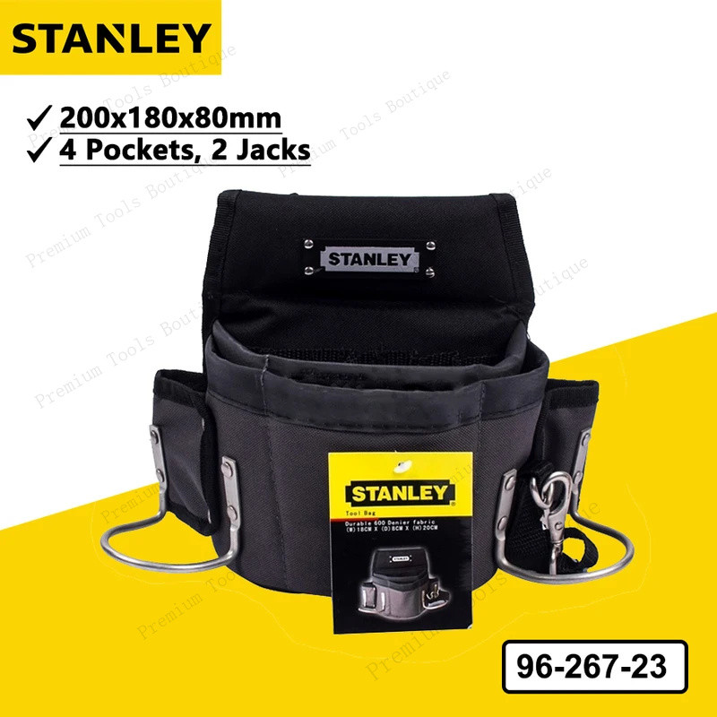 STANLEY 95-267-23 กระเป๋าเครื่องมือคาดเอว พร้อมเข็มขัด จัดระเบียบ ทนทาน สำหรับช่างไฟฟ้า