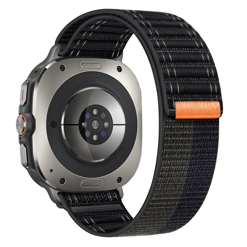 เหมาะสําหรับ samsung samsung galaxy watch ultra/2 Nylon watch8 Velcro Loop Strap