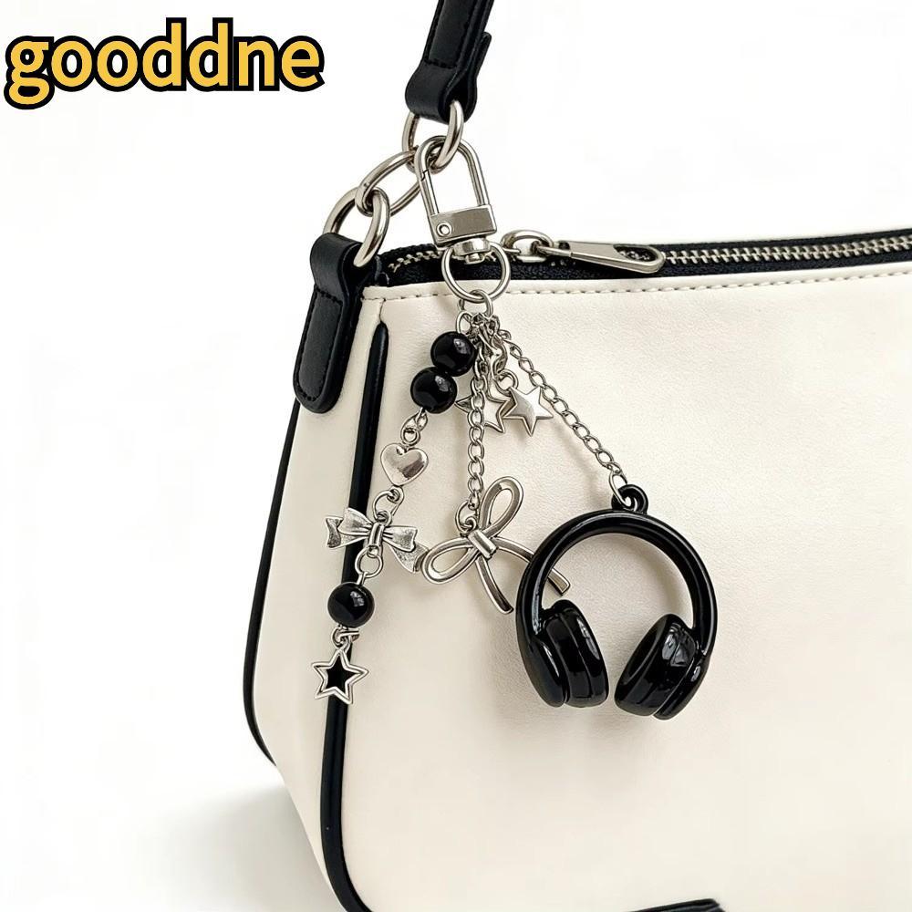 เครื่องรางกระเป๋าหูฟังเพลง GOODDNE, เครื่องรางหูฟังแบบแขวน Y2K, พวงกุญแจตกแต่งกระเป๋า