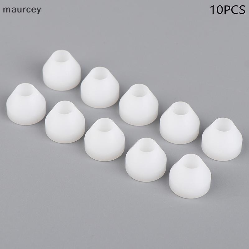 MAU 10PCS ปากกา Bushings สีขาวปากกา Bushings Non-Sti ทนทานปากกา Bushings สังเคราะห์ Bushings สําหรับ