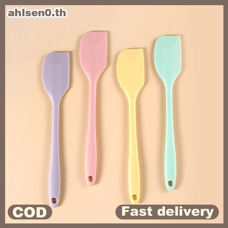 Ahlsen0 ซิลิโคนครีมไม้พายทนความร้อน Non-Sti ไม้พายที่สมบูรณ์แบบสําหรับทําอาหารเบเกอรี่และกวนอาหารเกรดครัวเครื่องมือ th