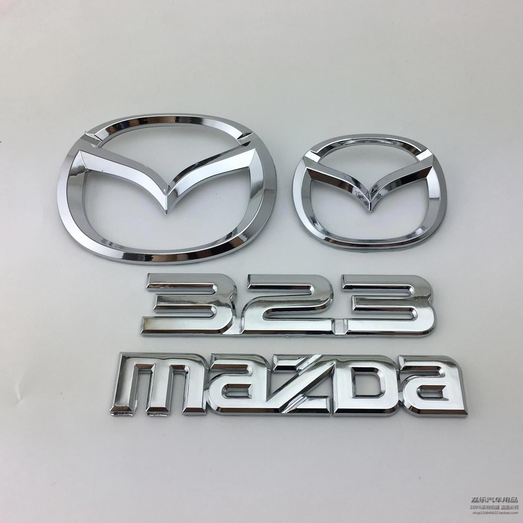 เหมาะสําหรับ MAZDA Car Mark 323 Word Mark MAZDA Letter Mark Word Mark Net Mark ด้านหลังรถ Mark