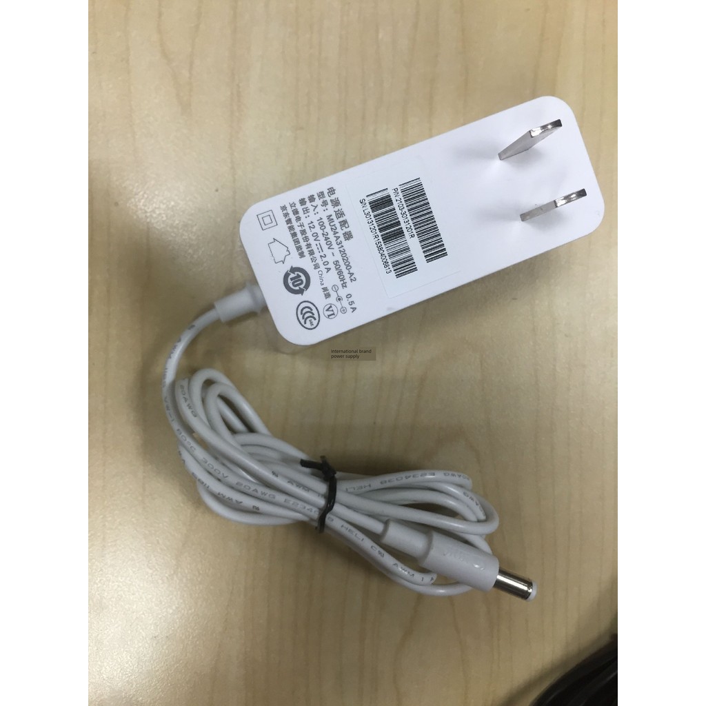 baseus universal travel adapter JD กล่องเราเตอร์อะแดปเตอร์12.0V2.0A สายชาร์จ MU24A3120200-A2 2A