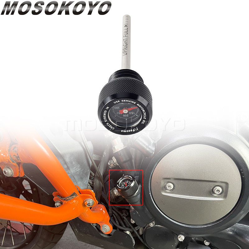 Zรถจักรยานยนต์อุณหภูมิน้ํามัน Dipstick Gauge สําหรับ Harley Pan America 1250 S RA1250 RA1250S Sports