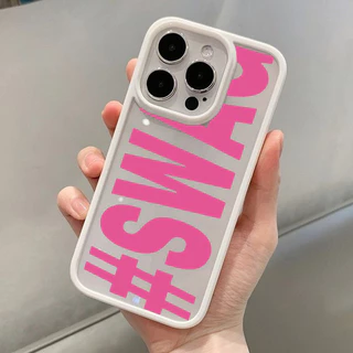 สําหรับiPhone 11 16 14 15 12 13 Pro Max 17 16e 8 7 Plus XR X XS Max SE2020 2022 ตัวอักษรภาษาอังกฤษClear Softกันกระแทก