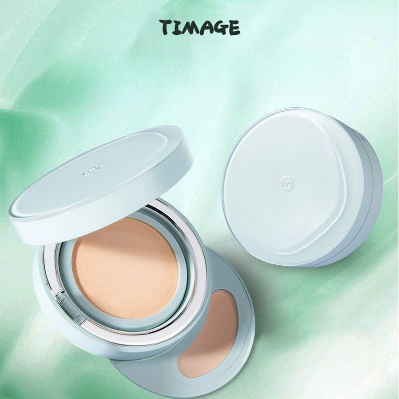 TIMAGE Twin Air Cushion Liquid Foundation Long Lasting Moisturizing 24H Fit Lightคอนซีลเลอร์ยาวนานAi
