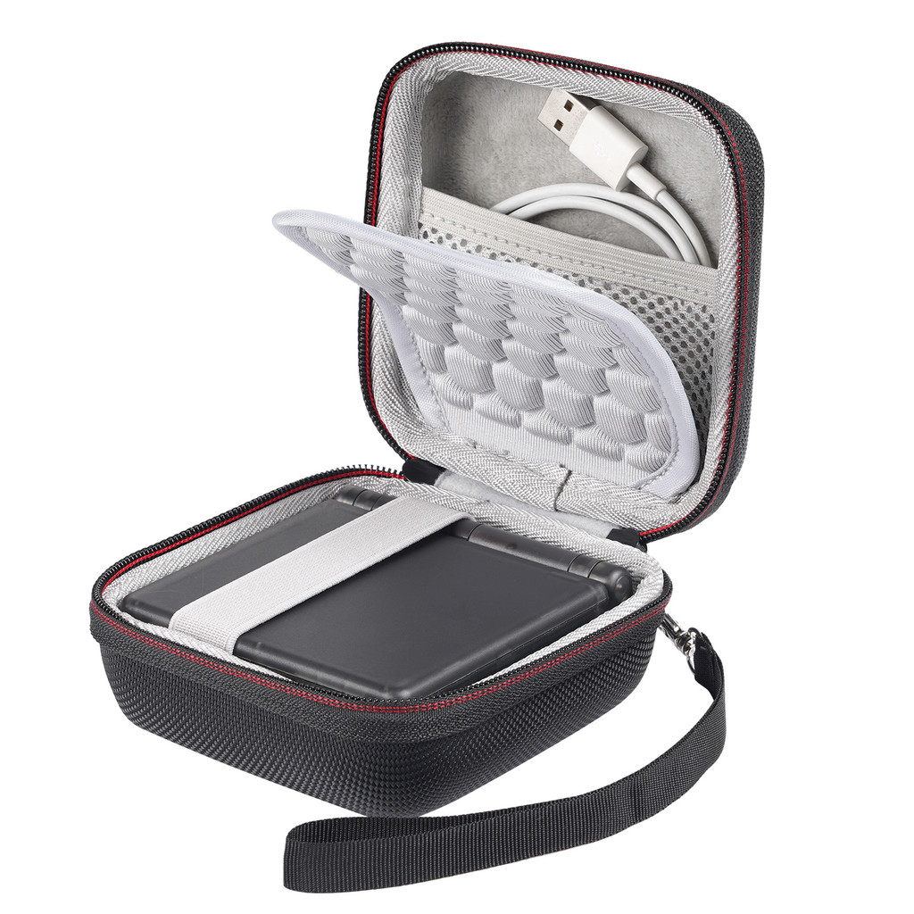 คอนโซลเกมมือถือย้อนยุคพลิกแบบพกพาเฉพาะเคส กระเป๋า Hard Travel Case สําหรับ GBA SP
