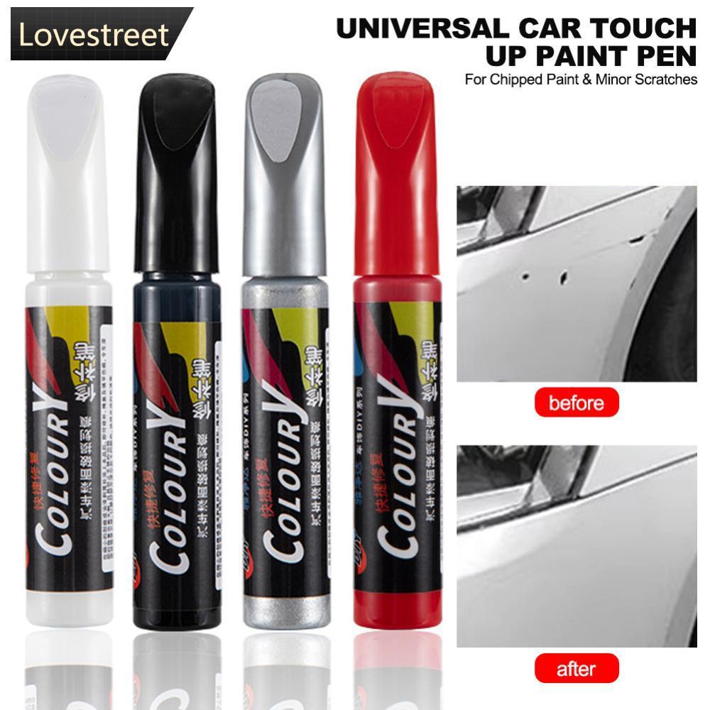 LOE Universal Car Touch Up Paint Pen ปากกาสีอัตโนมัติซ่อมรอยขีดข่วน Quick Fix สําหรับสีชิปและรอยขีดข