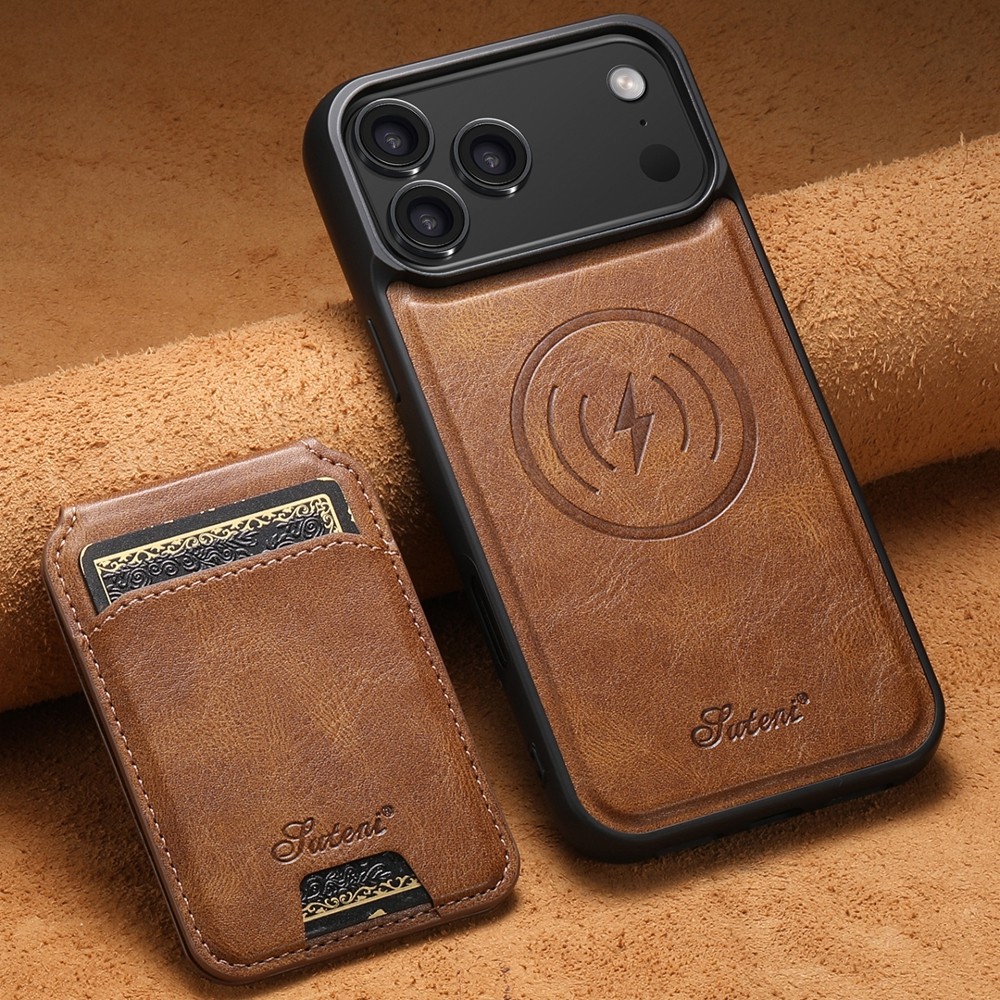 ซองหนังสําหรับ ไอโฟน 17 มือโปร 16 15 14 13 สูงสุด เคสโทรศัพท์ฝาหลังกระเป๋าบัตรแม่เหล็กสองในหนึ่งเดียวที่ถอดออกได้กรณีบัตร