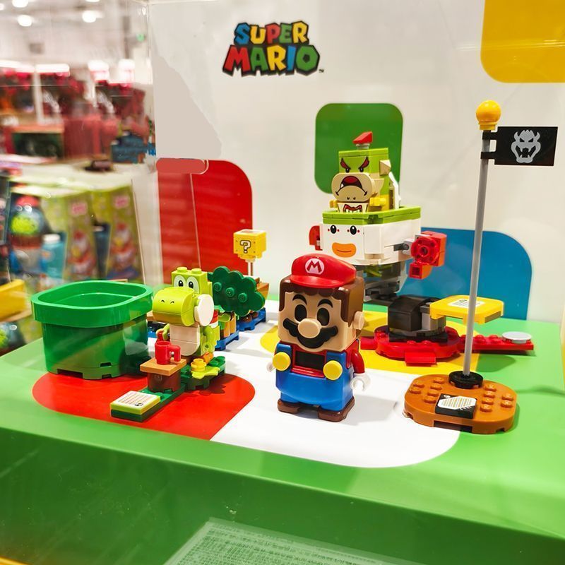 เข้ากันได้กับ 71439 Super Mario Adventure Building Blocks Luigi Starter Set Minifigure Toy b