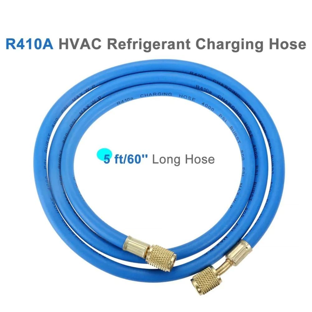 R410A R22 R134A R502 AC เครื่องทําความเย็นบรรจุท่อ R410A AC ชาร์จท่อ 60 "R410A HVAC ชาร์จท่อ 1/4 SAE