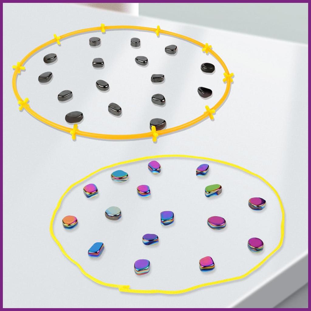 Double-Player Chess Game Double-Player Magnetic Chess Game with Rope Family Game Night Novelty Chess