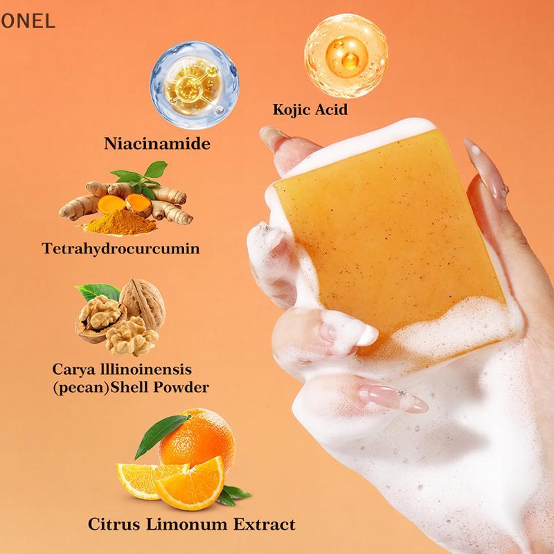 ONEL Kojic Acid Spot Removal Soap สบู่ทํามือทําความสะอาดกระจ่างใสและอ่อนโยน VN