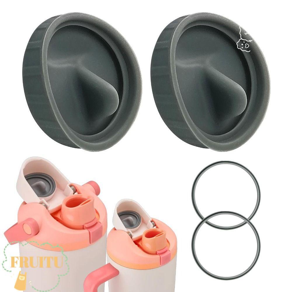 FRUITU ซิลิโคนซีลฝาขวดปาก Stopper, ไม่มีการรั่วไหลของน้ํา BPA-ฟรีเปลี่ยน Stopper สําหรับ Owala Freesip, ขวดน้ําอุปกรณ์เสริม 30oz 40oz แหวนปะเก็นสําหรับ Owala Freesip