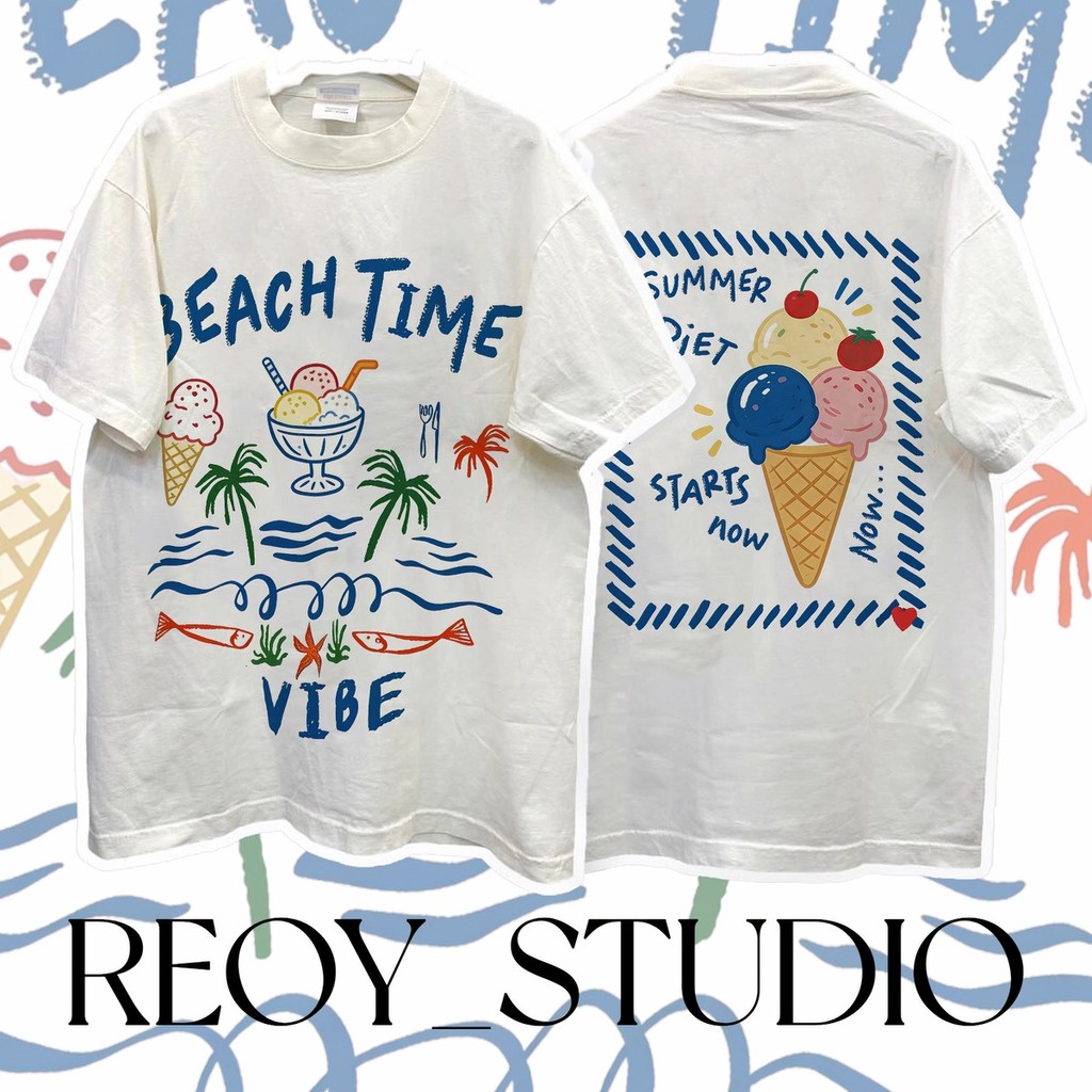 เสื้อยืด oversize เกาหลี สงกรานต์ ผ้าเทคโนโลยี จากอเมริกา ผลิตโดยร้าน งานใหม่เป็นงานมือ unisex ใส่ได้ทั้ง ชายหญิง #001 ราคา ถูกที่สุด ดีลบีเคเค แกลเลอรีภาพที่ 8