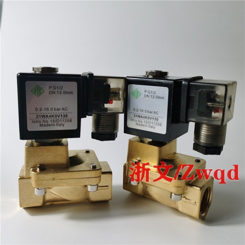 ODE Solenoid Valve 21W4KB250 21W3KB190 21W5KB350 21WA4K0V130 4KOV130 Brass
