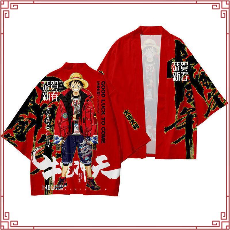 Kimono Haori ANIME JAPAN LUFFY GEAR ONE PIECE