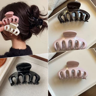 คลิปหนีบผมอะคริลิคแบบ Claw ลายจุด.Dot หรูหรา เหมาะสำหรับผู้หญิง