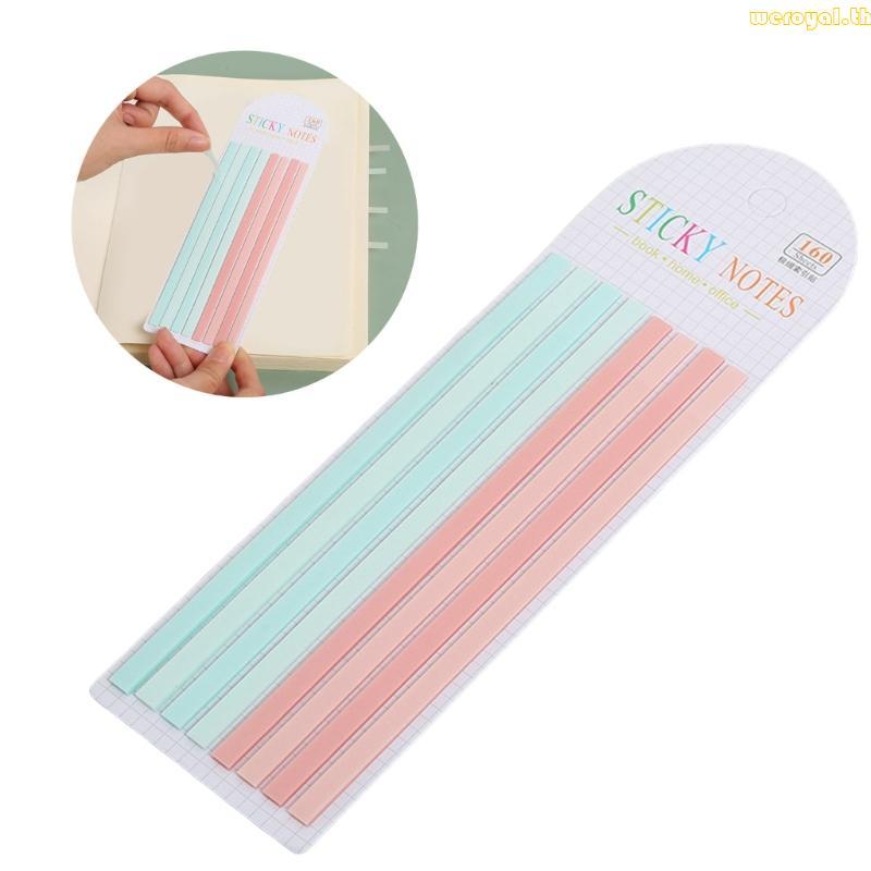 Weroyal Repositionable Writable Stick Index Tabs Book Tabs Flags เครื่องหมายหน้ากาว