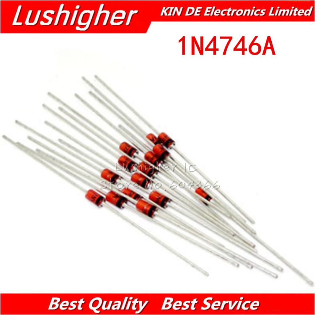 100PCS 1N4746A Zener ไดโอด 1W 18V 1N4746 DO-41 ใหม่