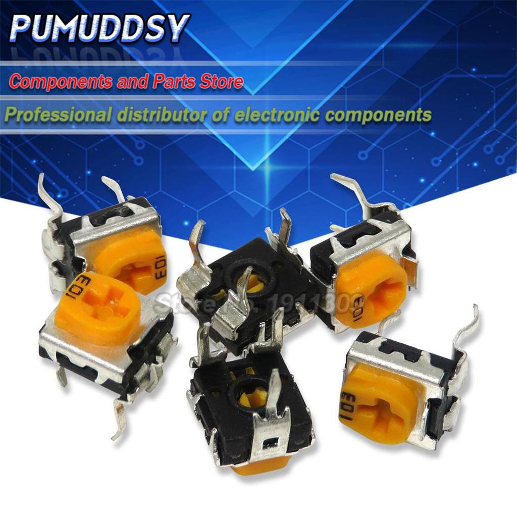 20pcs WH06-2C 100 200 500 1K 2K 5K 10K 20K 50K 100K 200K 500K 1M โอห์ม Trimmer Potentiometer variabl